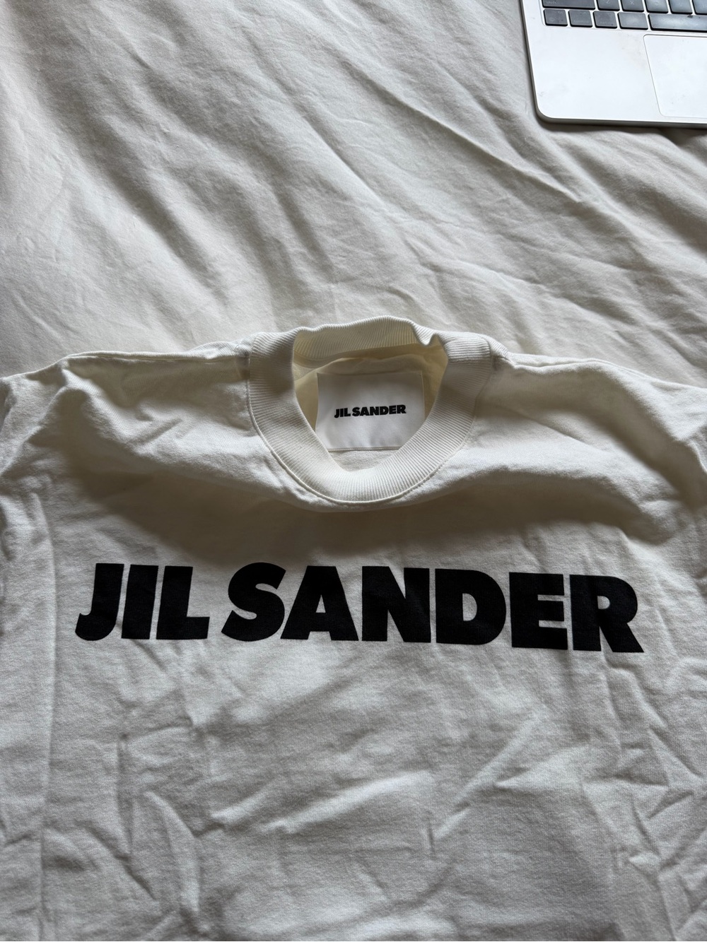 Jil Sander White Logo Shirt